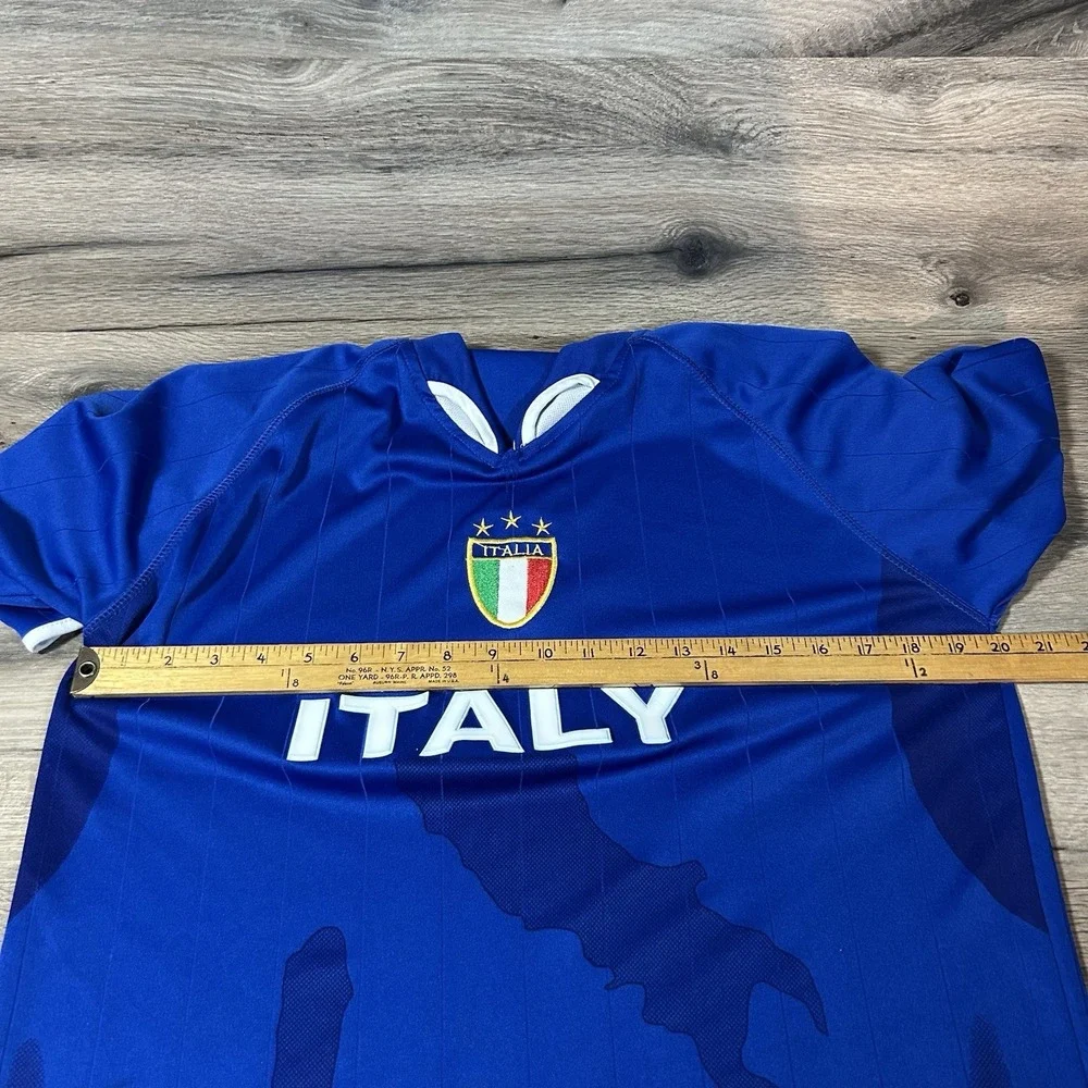 Drako‎ One Size Italy Soccer  Blue Jersey Italia Short Sleeve - 40